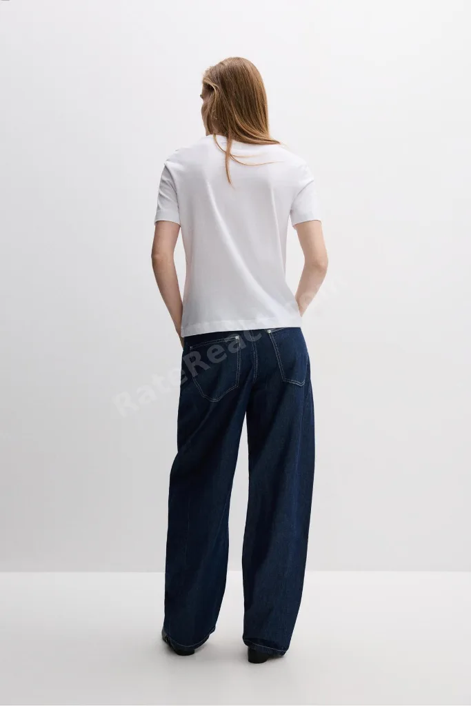 Basic bisiklet yaka t-shirt