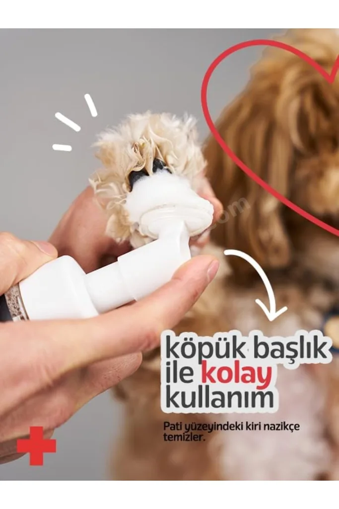 TTKTEKNOLOJİ Doku Pet Cosmetic Pati Temizleme Köpüğü 150 ml | Organik Kedi ve Köpek Pati Temizleyici