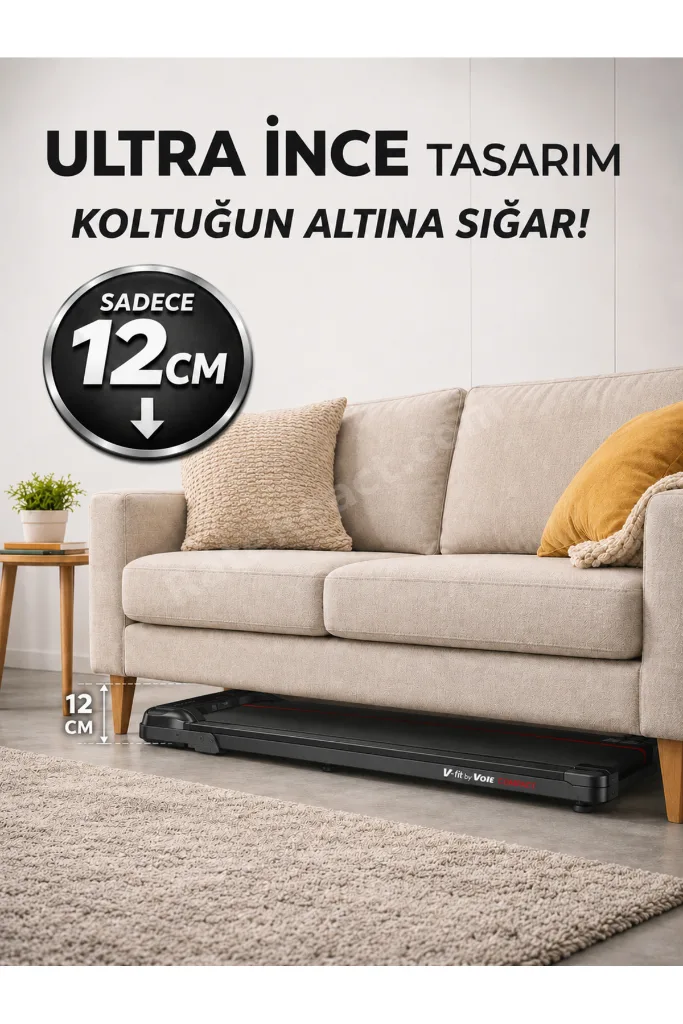 Compact Katlanabilir Koşu Bandı – Manuel Eğimli & Uzaktan Kumandalı