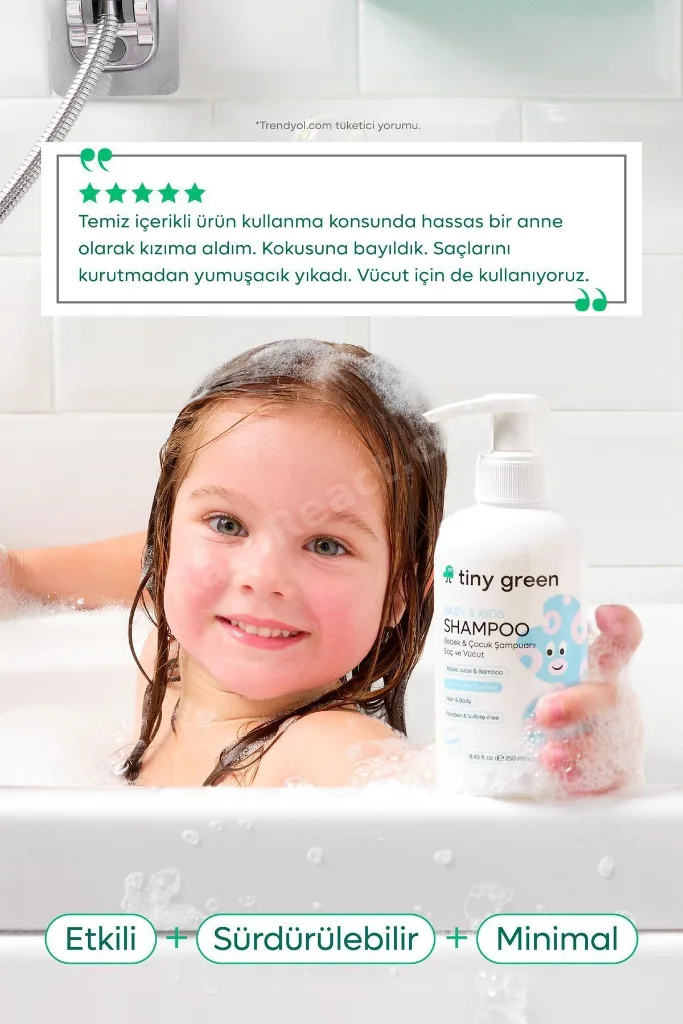 Bebek & Çocuk Saç ve Vücut Şampuanı Papatya Kokulu 500 ml