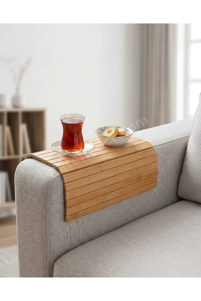Bambu Koltuk Yanı Matı - Koltuk Matı 1 Adet - Elçi Home