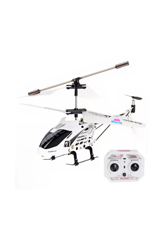 Rc Uzaktan Kumandalı Helikopter 3.5 Kanal Gyro Teknolojili PVC Kutulu Şarjlı 23 Cm