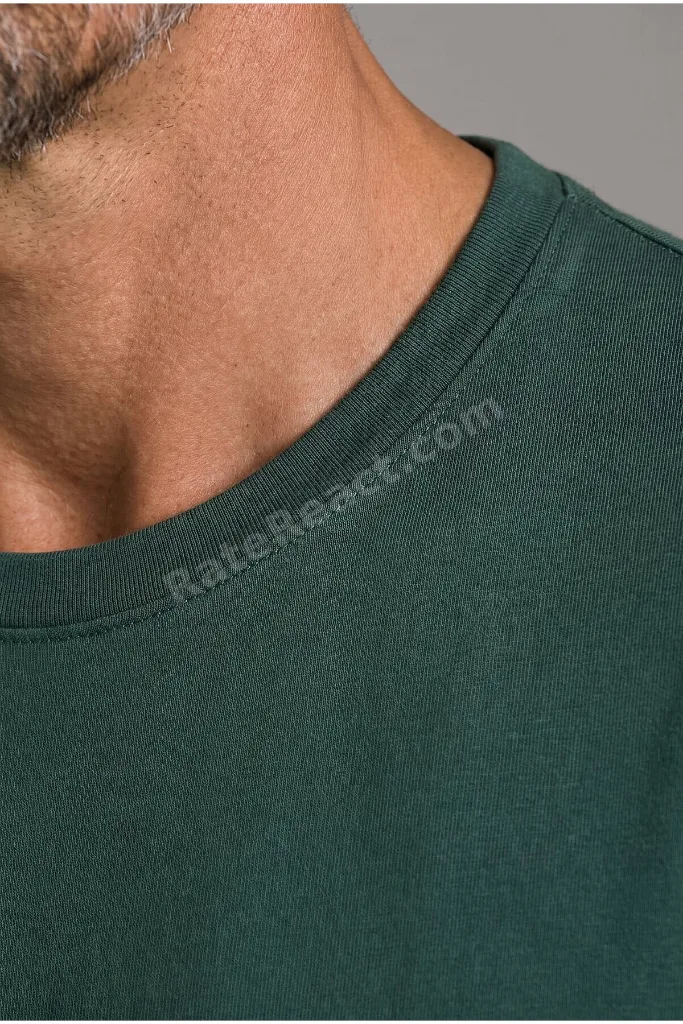 Yeşil Bisiklet Yaka T-shirt