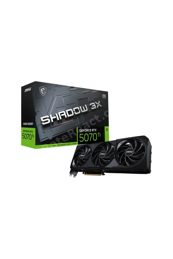 GeForce RTX 5070 TI 16G SHADOW 3X OC GDRR7 256Bit DX12 Gaming (Oyuncu) Ekran Kartı