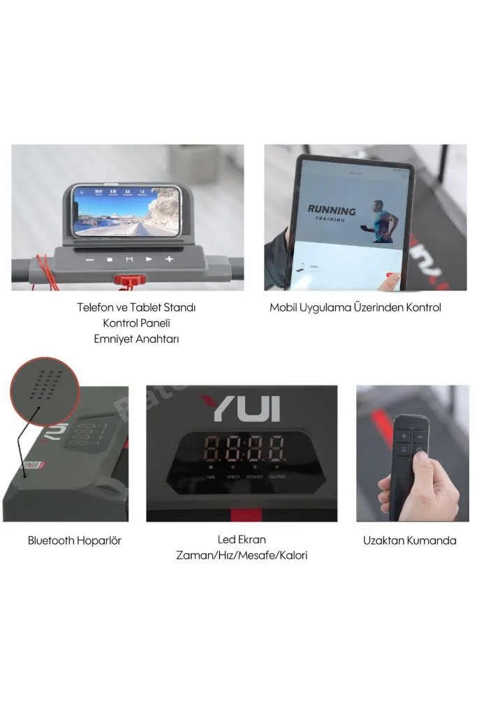 A2 Pro 2024 Model 12 Km Hız-120 Kg Taşıma Kapasitesi-bluetooth Hoparlör-akıllı Koşu Bandı-1.5 Hp