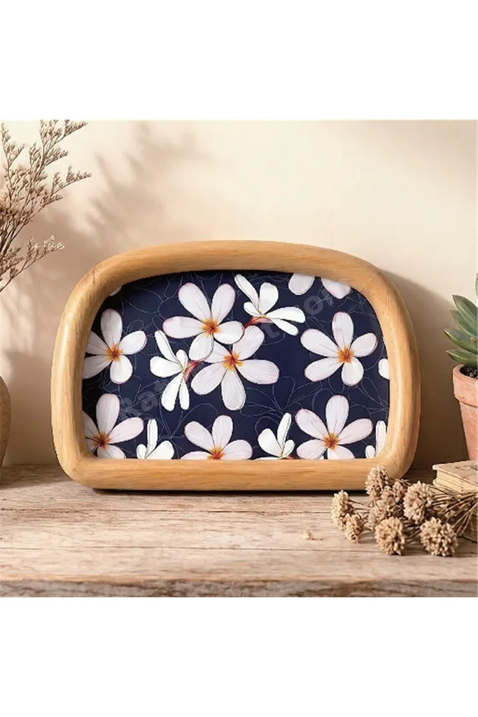 Wendy Ahşap Yatay Çerçeve 18x13 cm – Doğal Ahşap Dekoratif Fotoğraf Çerçevesi