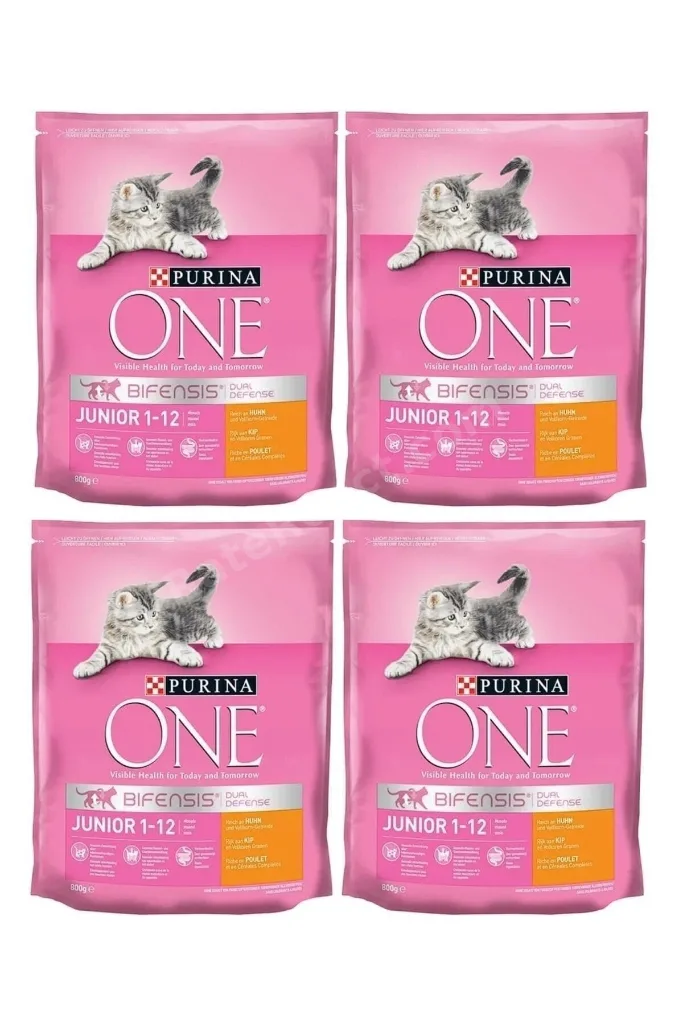 One Tavuklu Yavru Kedi Maması 800 Gr 4 Adet