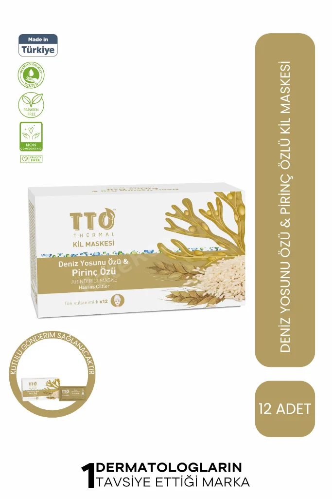 Thermal Kil Maskesi Deniz Yosunu Özü & Pirinç Özü