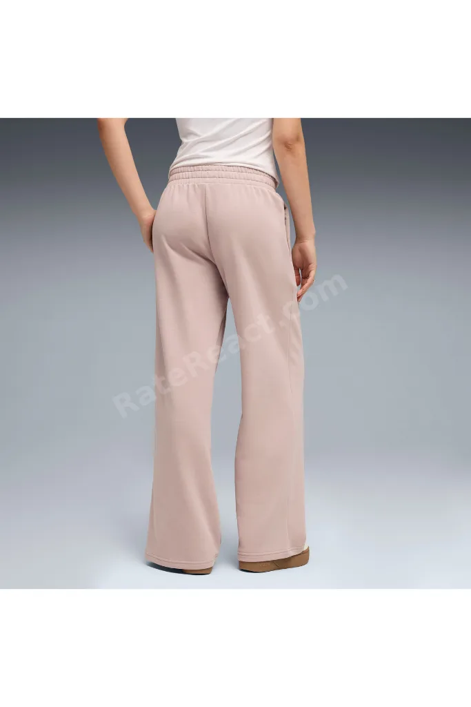 Kadın Pembe Ess Wide Leg Pant Eşofman Altı 691703-89