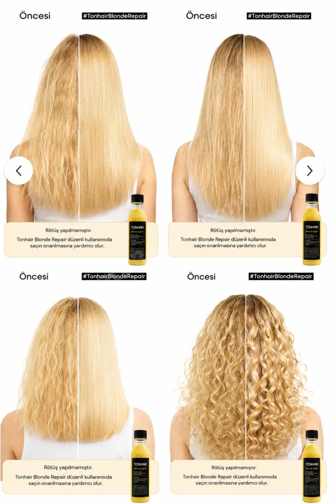Tonhair Blonde Repair Onarıcı Bakım Kremi