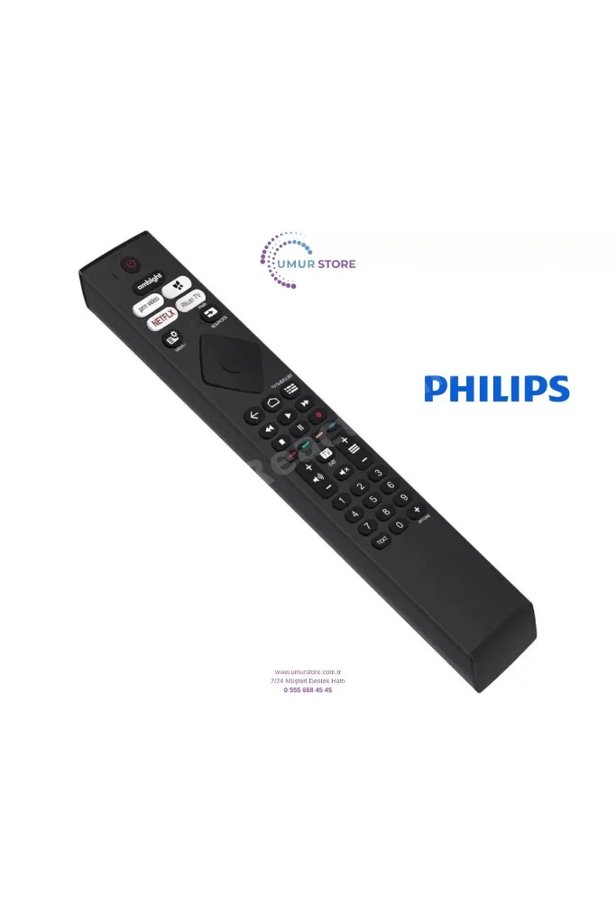 Philips İle Uyumlu 55OLED818/12 OLED TV Kumanda-Mikrofonsuz