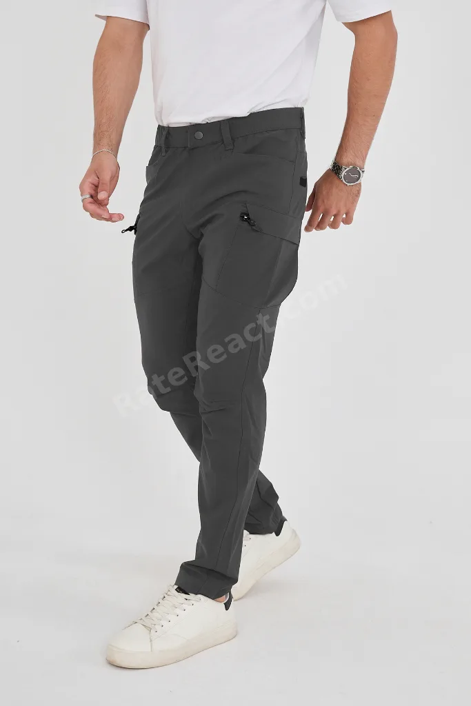 Camp525 Outdoor Tactical Su Iticili Likralı Yazlık Erkek Gri Taktik Pantolon