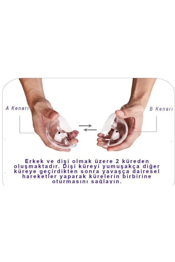 Şeffaf Mika Küre Top - Yılbaşı Çam Ağacı Süsleri - Asılabilir Plastik Top - 12 Cm
