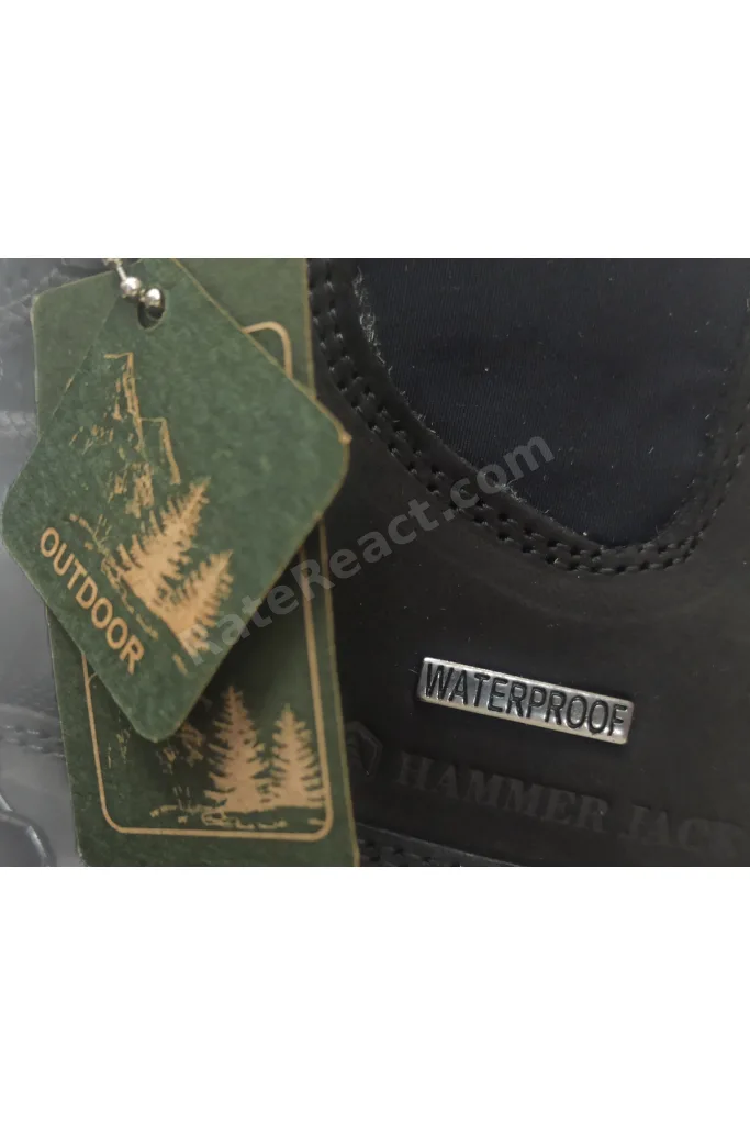 Outdoor Su Geçirmez Hakiki Deri Siyah Erkek Tactical Bot Postal