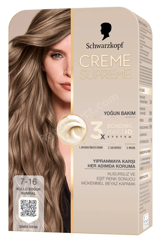 Creme Supreme Full Kit 7-16 Küllü Soğuk Kumral X 2 Adet