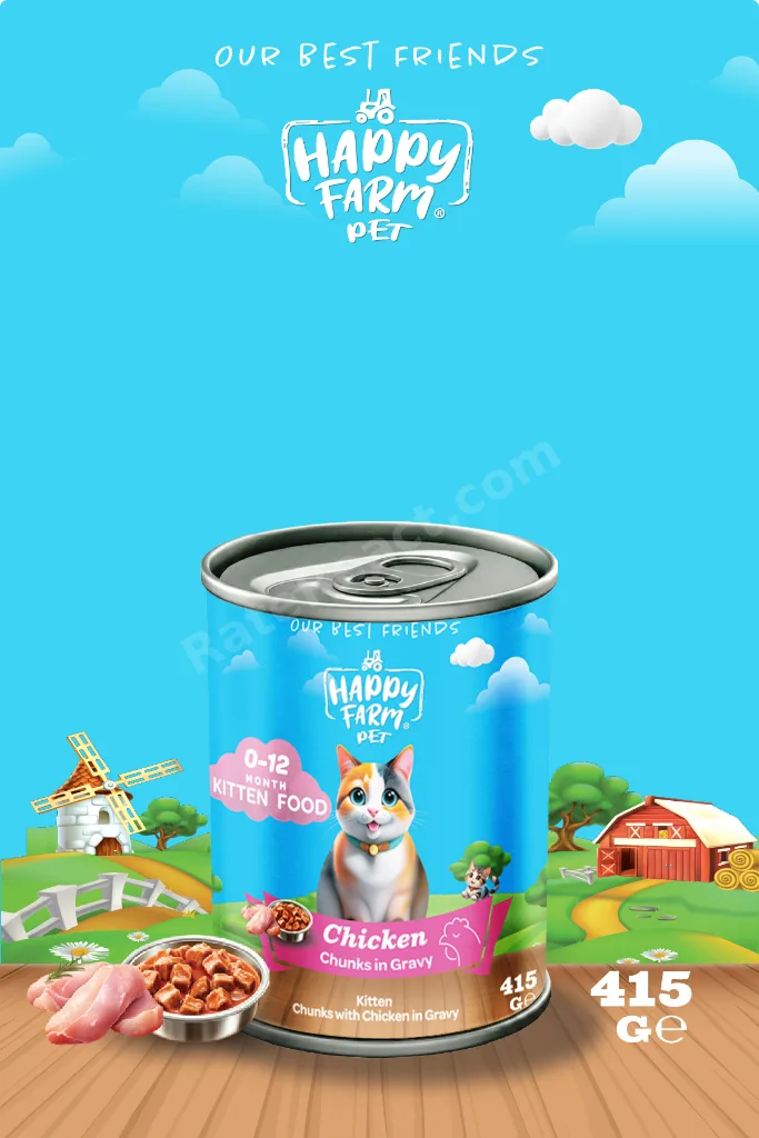 Yavru Kedi Maması Tavuklu 415 Gr 12 Adet