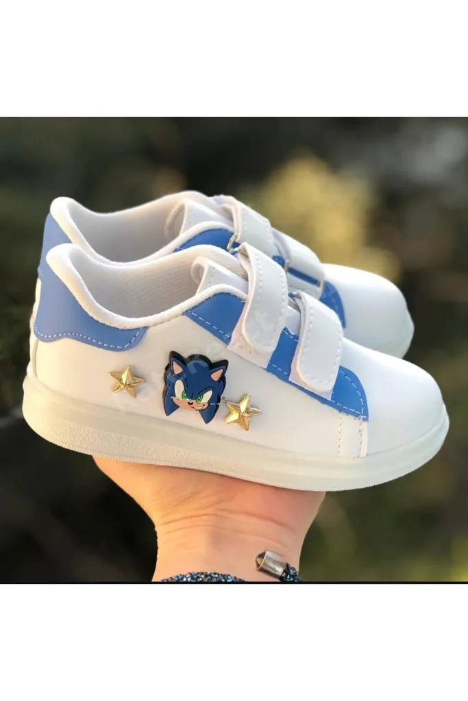 Erkek Çocuk Cırtlı Spor Ayakkabı Kaydırmaz Taban Phylon (Hafif) Sneaker