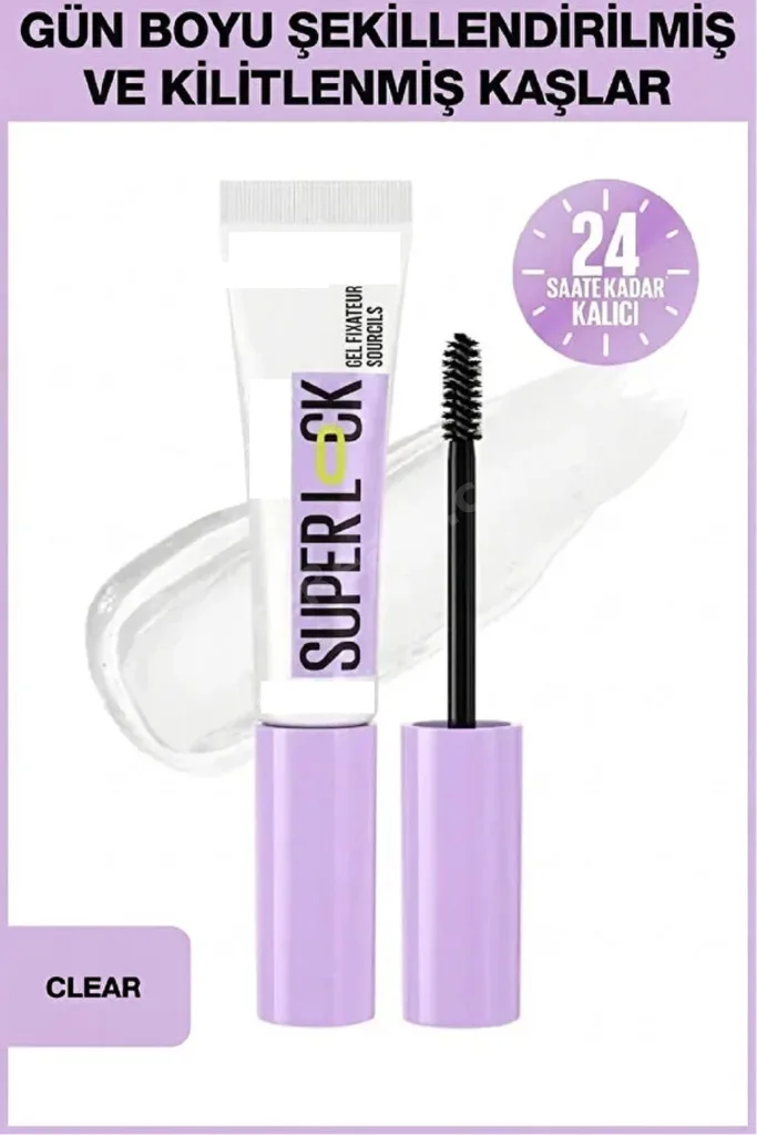 New York Super Lock Brow Glue Kaş Sabitleyici Maskara