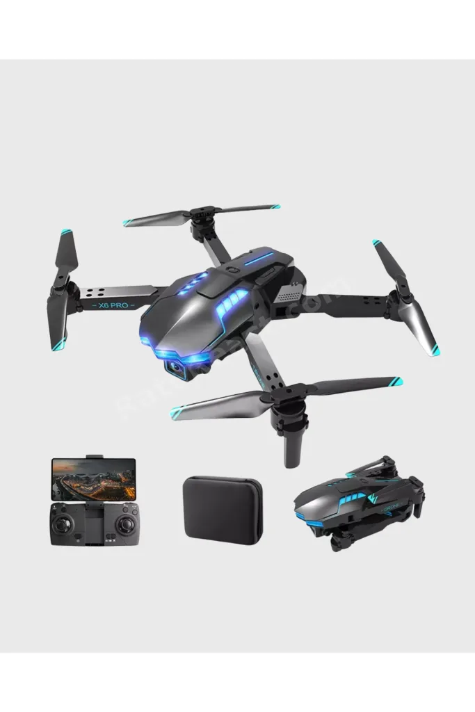 SEMEGLBL Wi-Fi Bağlantılı 4K Drone Katlanabilir ve 360° (231624) Takla Özellikli