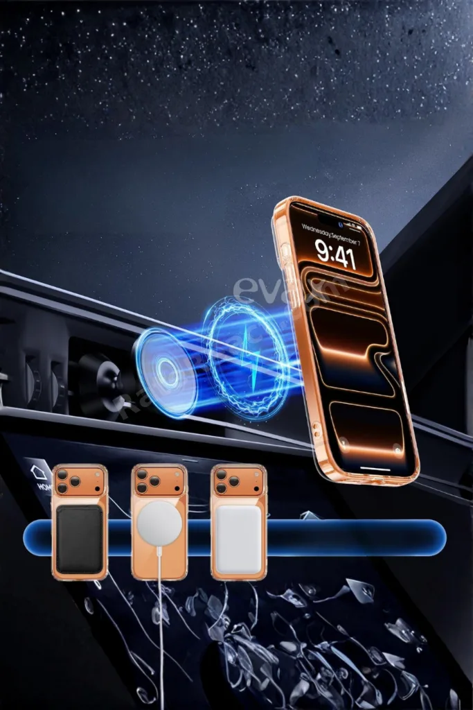 [3'ü 1 Arada] iPhone 17 Pro Max Uyumlu 1 MagSafe Kılıf + 1 Ekran Koruyucu + 1 Kamera Lens Koruyucu
