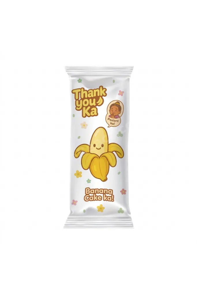 Peelerz Banana Cake 65g
