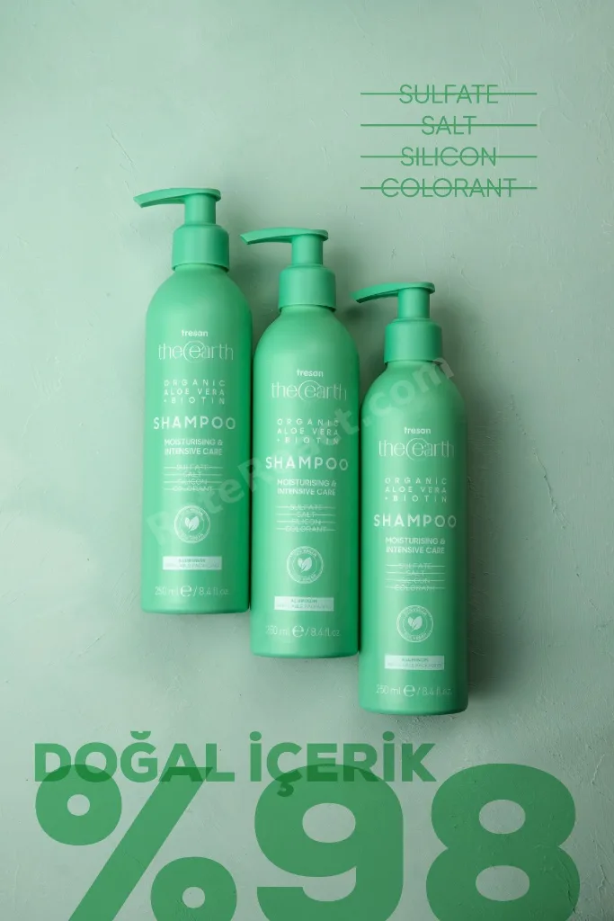 Organic Aloe Vera Biotin Şampuan 250 ml