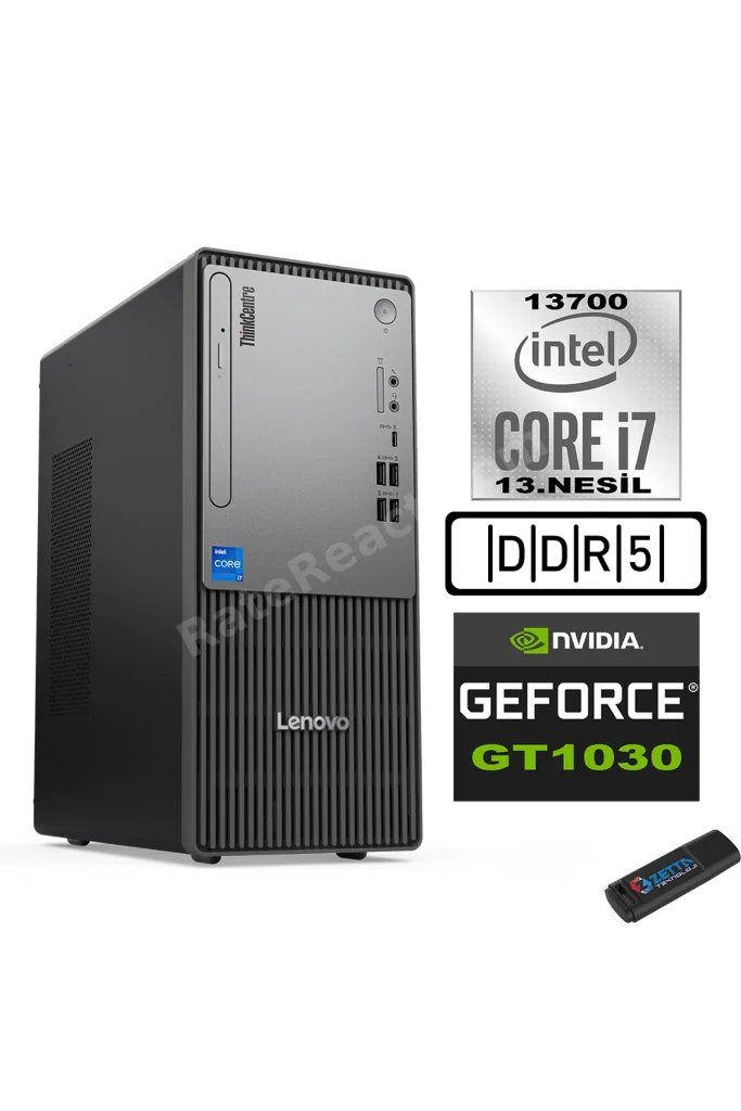 Thinkcentre Neo 50T G5 I7 13700 48GB Ddr5 4tb SSD Freedos GT1030 103012UB000LTRF20+ZETTAFLASH