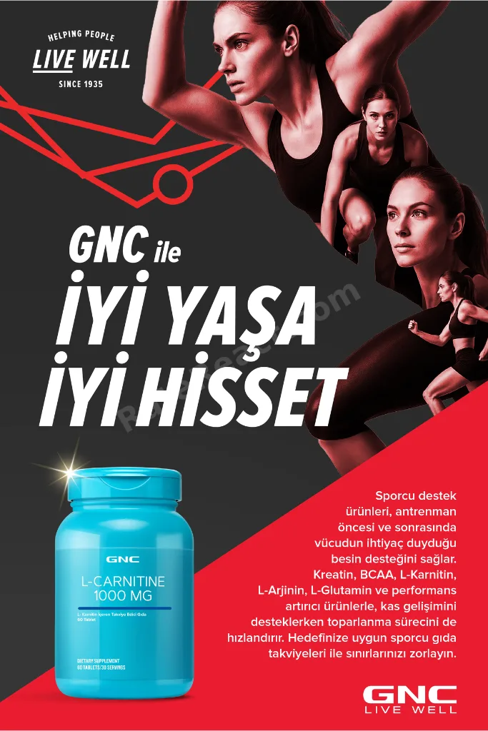 GNC L-Carnitine 1000 mg – 60 Tablet