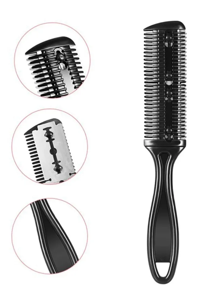 7 Parça 6 Inç 17 Cm Uzunluk Deri Çantalı Titanium Gri Profesyonel Kuaför Berber Saç Makas