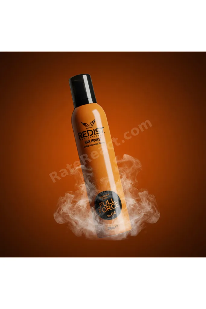 Redist Professional Hair Mousse — Full Force No.04 Maksimum Kontrol Saç Köpüğü 300ml