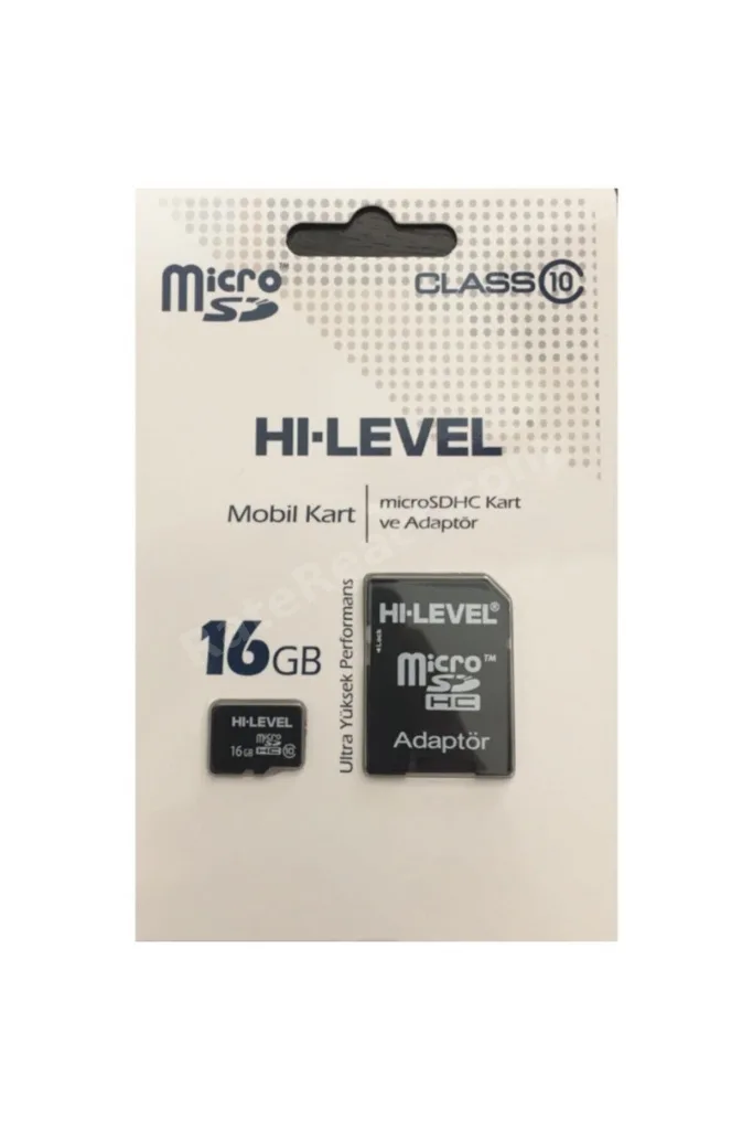 16 GB Micro SD Hafıza Kartı + Adaptör