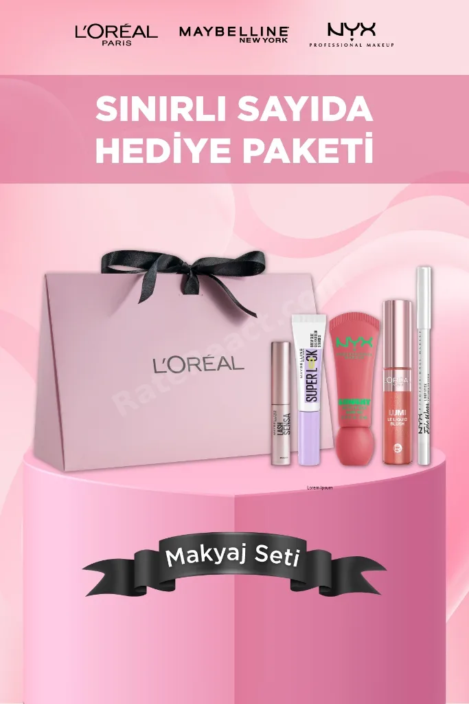 Makyaj Favorilerinden Oluşan Hediye Kutusu