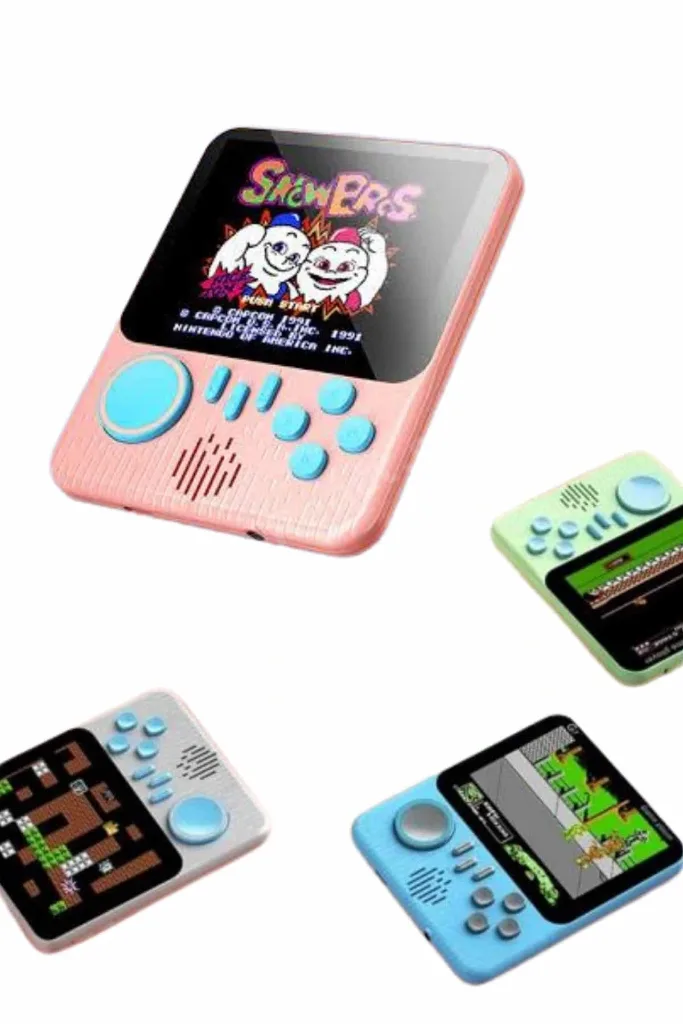 KRM 3.5 İnç Mini Atari Taşınabilir Oyun Konsolu 666 Adet Retro Oyun KRM