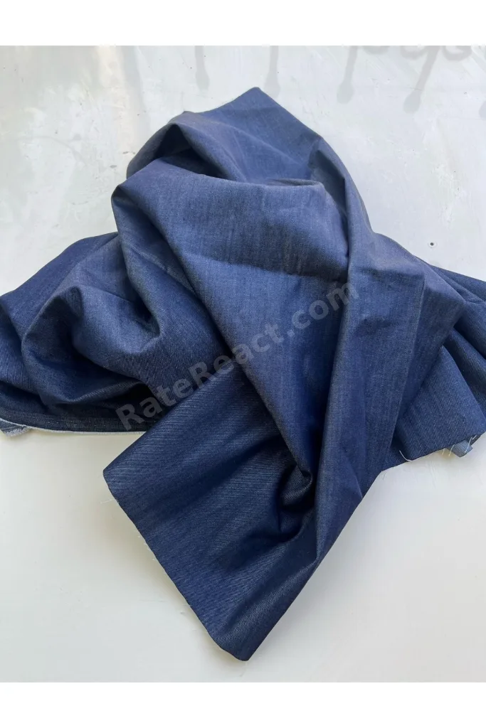 Aktez-el Ince Jean Denim Mavi Kot Parça Kumaş 67 /170en