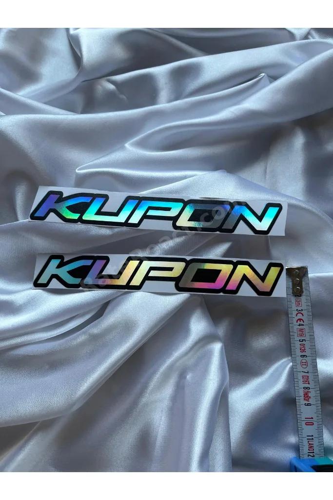 KUPON HOLOGRAM STİCKER 2 ADET OTO MOTO AKSESUAR