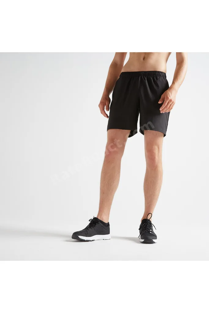 Domyos Erkek Siyah Spor Şortu 100 Fitness Kardiyo