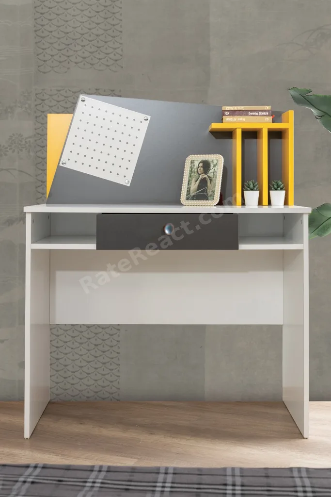 Giallo Genç Odası - 3 Kapılı Dolap, Karyola, Komodin, Masa, Şifonyer