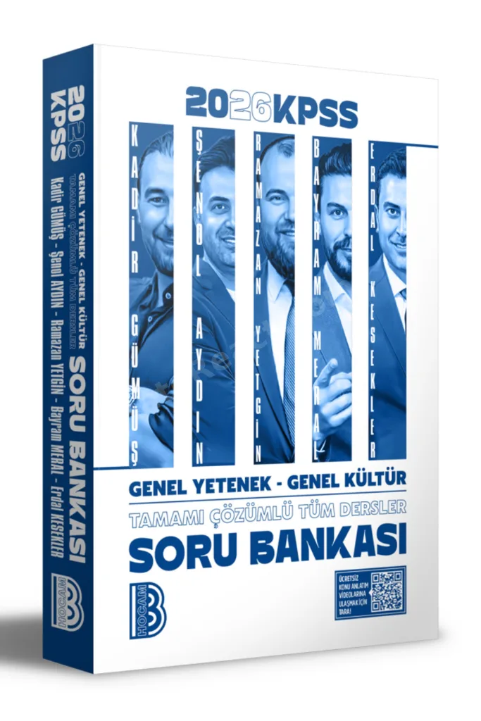 2026 KPSS Tüm Dersler Tamamı Çözümlü Soru Bankası