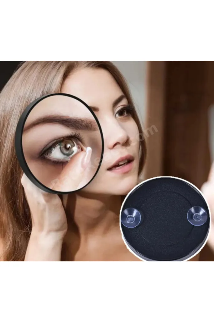 10X Büyüteçli Vantuzlu Makyaj Aynası Tıraş ve Lens İçin Detaylı Görüş Pratik Kullanımlı