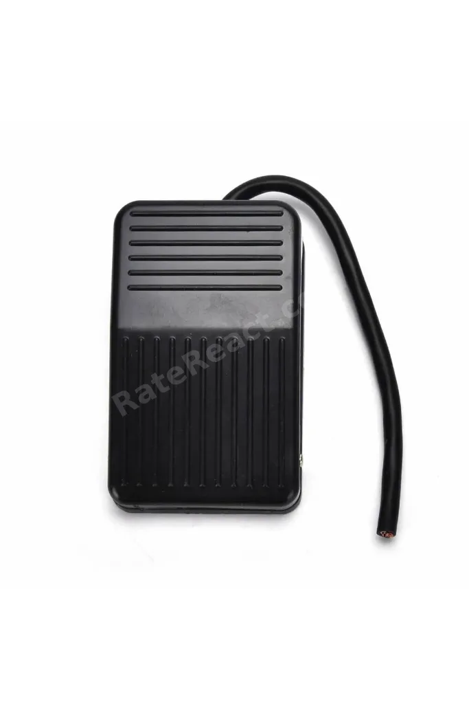 Pedal Ayak Butonu Kaydırmaz AC 250V 10A NO NC SPDT Push Anlık Ayak Kontrollü Anahtar Switch Freze