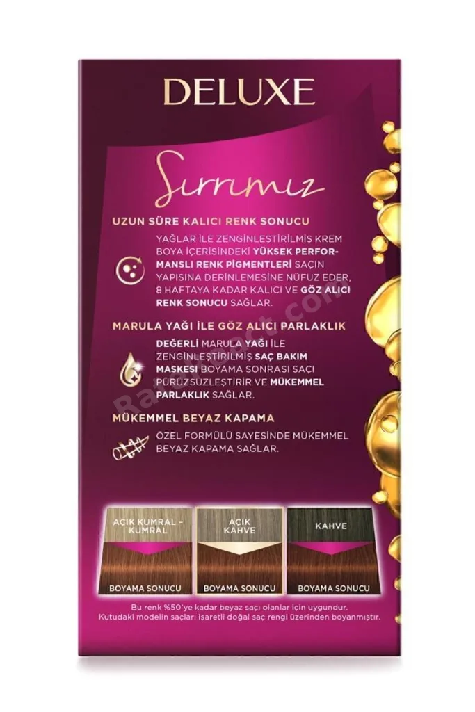 Deluxe 6-70 Kahve Bakır X 2 Adet Saç Boyası