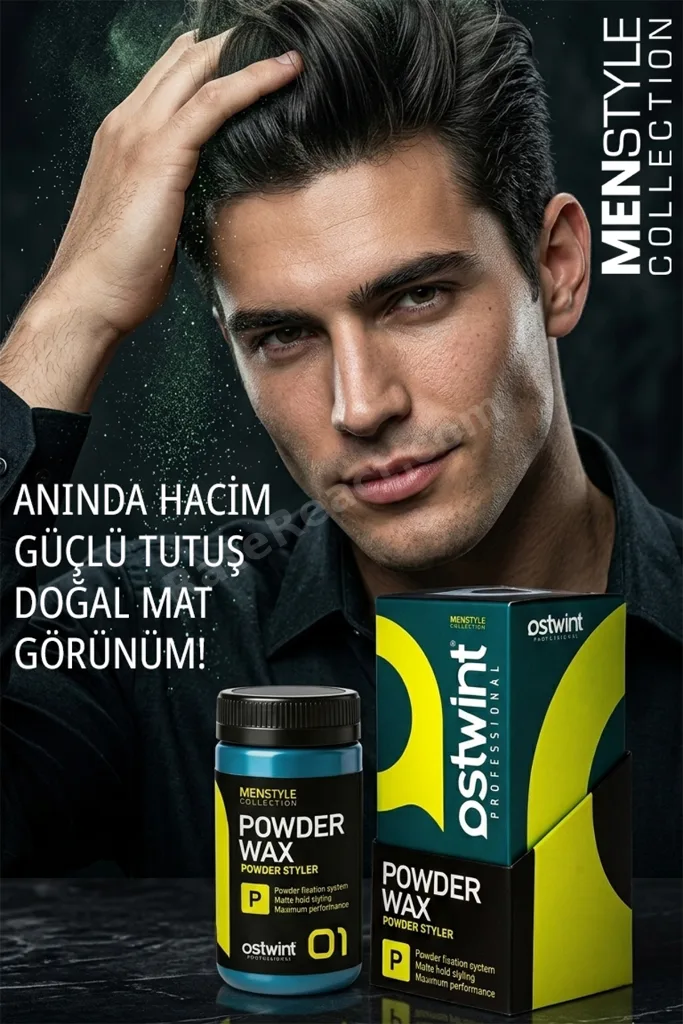 Saç Şekillendirici Toz (PUDRA) Wax Sert Yeşil 20 gr