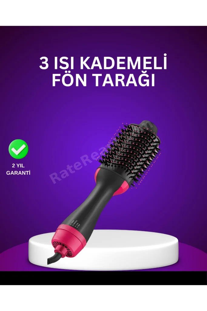 ShopletSell Negatif İyon Teknolojili Saç Kurutma ve Şekillendirme Fırçası 1274129