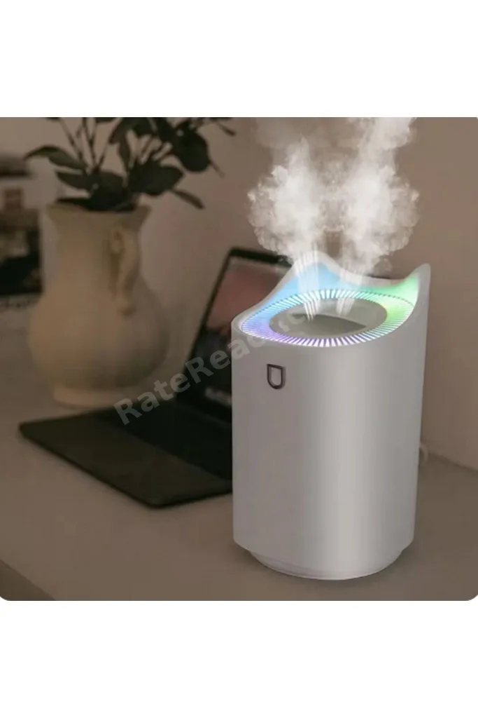 Büyük Boy Hava Nemlendirici Buhar Makinesi 3300 Ml Işıklı Ambians Yedek Filtre Hediyeli