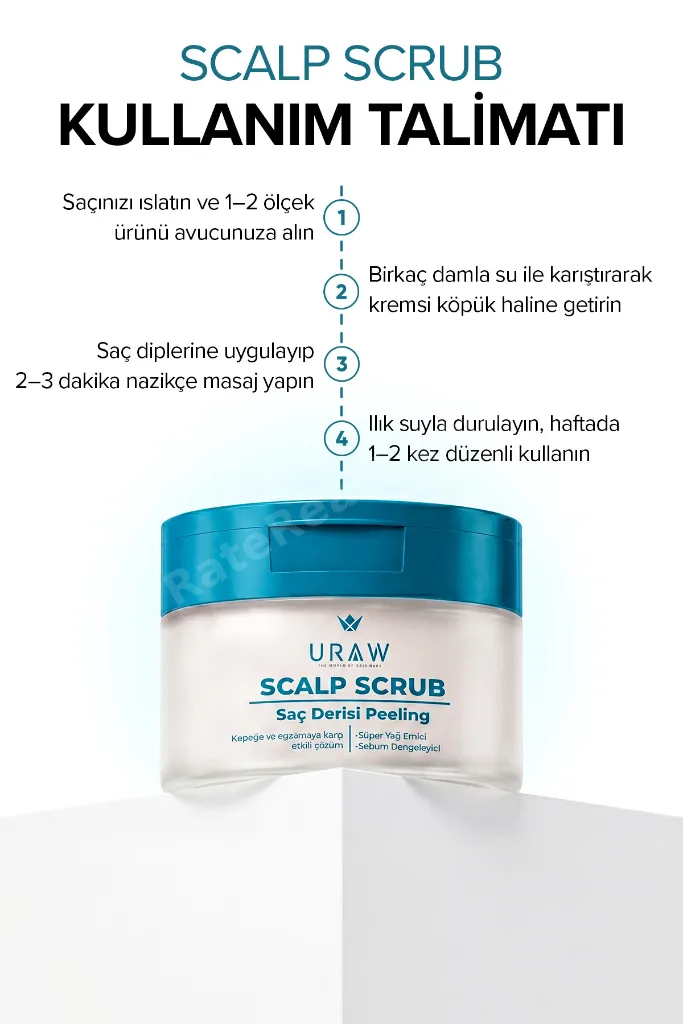 Saç Derisi Peelingi | Arındırıcı ve Dengeleyici Hair Scrub 200 ml