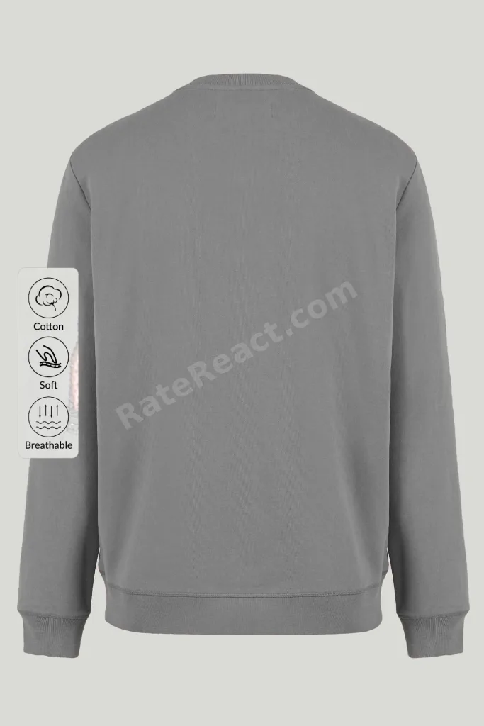 Erkek Uzun Kol Bisiklet Yaka 3 Lü Swetshirt