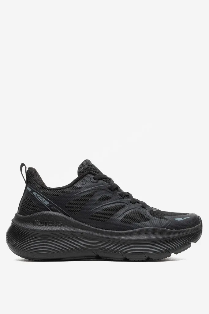 HUMMTO Kadın Kalın Hafif Tabanlı Sneakers & Spor Ayakkabı MC 21406 SİYAH