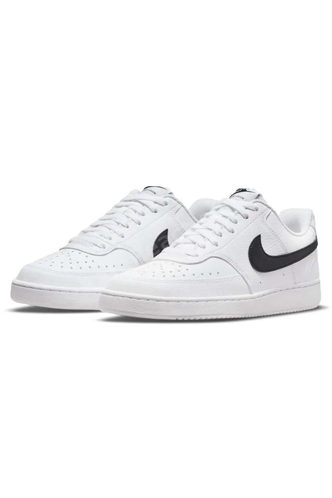 Air Force Dh3158-101 Court Vısıon Low Unisex Günlük Spor Ayakkabı SİYAH-BEYAZ