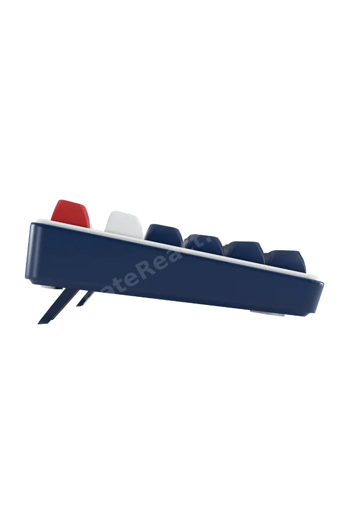 HK257 Membrane LCD RGB Kablosuz/Bluetooth Kırmızı Mavi Full Türkçe Gaming Klavye