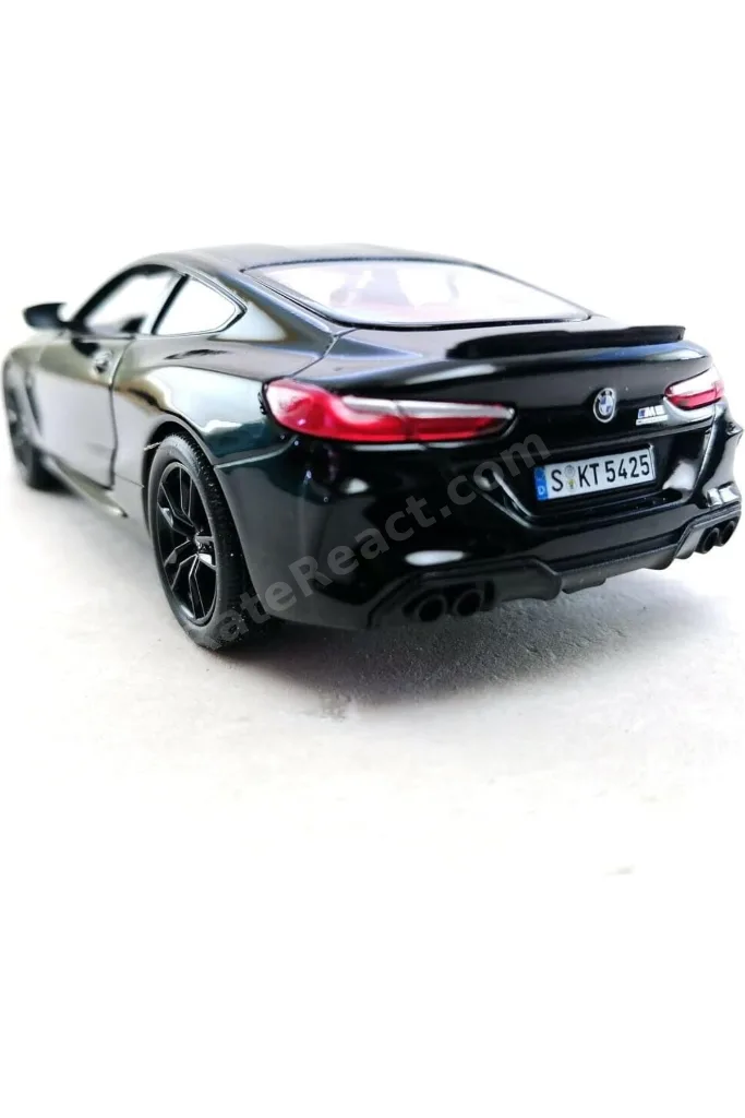 Bmw M8 Diecast Çek Bırak Model Araba 1:34 Ölçek